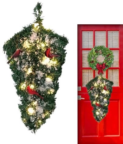 Umgedrehter Weihnachtsbaum Beleuchteter Weihnachtsbaum Für Zuhause Deko