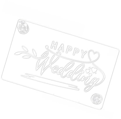 YROHGKPN Schablone Für Kuchensprays Alles Zum Geburtstag Hochzeit Valentinstag Buchstaben Design Malvorlage Verwendet Für Zuckerpulver Gebäck Tiramisu Dekorieren Malschablone