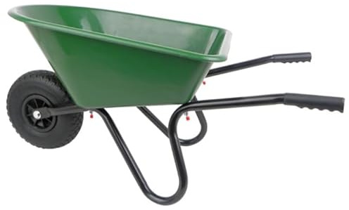 Schiebetruhe Junior 20 L Grün – robuste Kinder Schubkarre für Garten, Hof & Stall – leichte Gartenkarre mit Stabiler Wanne, ideal zum Transport von Erde, Laub, Pflanzen und Gartenmaterial
