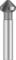 BOSCH 2608597508 - Avellanador para metal cónico cilíndrico: 16,5x60