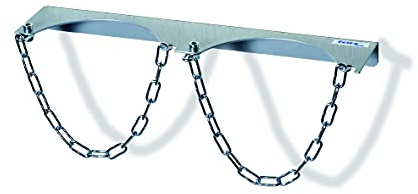 fetra Stahlflaschen-Wandhalterung 2 x 140 mm