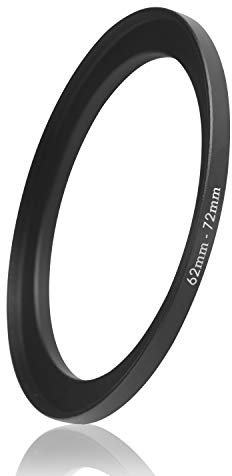 Ares Foto® Step Up Filteradapter Adapter Ring. CNC-gefrästes Aluminium. Kompatibel mit Objektiven Aller Hersteller: Canon Sony Nikon Fujifilm Olympus Pentax Leica Tamron Sigma (62mm – 72mm)