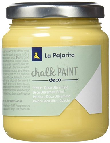 La Pajarita 103237 Pintura para Decoración y DIY, Chalk, 1, Naranja (Ocre Sahara)