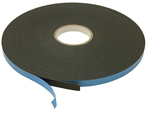 JVCC DC-WGT-01 Doppelseitiges Fensterglas-Klebeband: 1/8 in. dicke x 5/8 in. x 75 ft. (Schwarz)