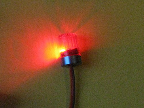 Rundumlicht 4,8-6 Volt in Gelb - Rot oder Blau Farbe Wählbar (Rundumlicht Rot)
