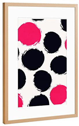 artboxONE Poster mit Rahmen Kupfer 30x20 cm Pink Panther von Boris Draschoff - gerahmtes Poster