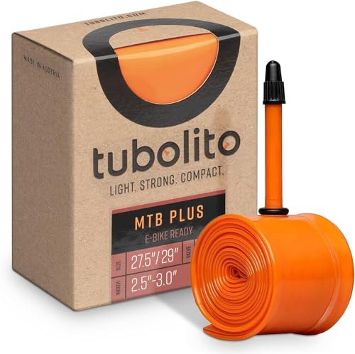 Tubolito Unisex – Erwachsene Tubo-MTB Fahrradschlauch, Orange, 27,5+
