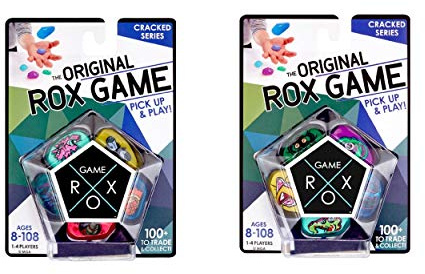 MGA Entertainment GameRox Stein-Fliping-Spiel-Starter-Set für 2 Spieler, Monster und Aliens, 2 Stück