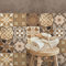 RE-COVERTILES - Adesivi per Piastrelle Bagno e Cucina 12 Pz 15x15 cm - PS00146 Decorazione murale in PVC impermeabile mattonelle mosaico stile cementine Azulejos