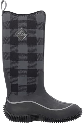 Muck Boots Hale Wellington Black/Grey Plaid