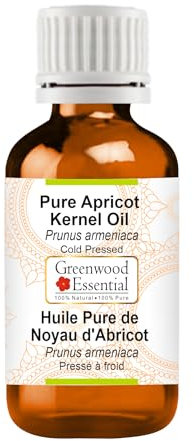 Greenwood Essential Puro Olio Di Nocciolo di albicocca (Prunus Armeniaca) Grado terapeutico naturale 30ml (1 oz)