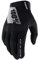 100% Ridefit Handschuhe, Erwachsene (Schwarz, Groß)
