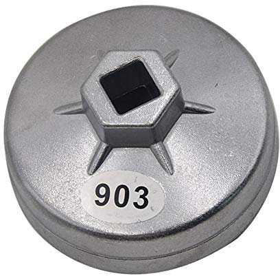 AMOYER 1 PCS 65mm 14 Flöten Cap Ölfilter Auto-Sockel-Remover-Werkzeug 8 * 4 * 8 cm Metall Offener Maulschlüssel Universal Ölfilter-Wrench