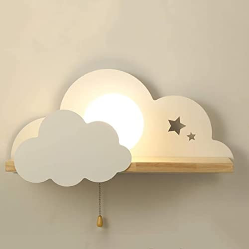 GUANSHAN Macaron Cloud Nachtlicht Kinderzimmer Wandleuchte Wandbeleuchtung Dekorative Wandleuchte Hintergrund Wandleuchte Für Schlafzimmer, Wohnzimmer, Treppe