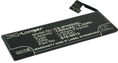 TECHTEK Batteries Compatible avec A1428, A1429, 5, 5 16GB, 5 32GB, 5 64GB, MD634LL/A, MD635LL/A, MD636LL/A, MD637LL/A, MD644LL/A, MD645LL/A, MD654LL/A, MD655LL/A, MD656LL/A, MD657LL/A, MD658LL/A,