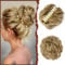 Sofeiyan Haarteil mit Klammer, Dutt Clip in Klaue Haarverlängerung Hochsteckfrisuren Wellenförmig Gelockt Haarklammer chignon Voluminös haarteil unordentlicher dutt extensions für Damen
