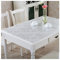 FANIVIN Haushalt Küche PVC Tischdecke Tischmatte Schreibtisch Tischfolie Tischschutz Matte Wasserdicht Silber 60 * 120cm