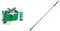 UNGER Window Cleaning Kit PRO Set & UNGER OptiLoc Telescopic Window Cleaning Pole/Multi-Use Extension Pole - 1.25m, 2 Section - UNGER Window Cleaning Equipment