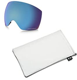 Oakley Flight Deck Medium Prizm Saphir Iridium Ersatz Linsen OO7064 Ski Goggles For Men For Women + BUNDLE with Designer iWear Care Kit