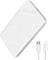 GiGimundo GGPW25-C3 2.5 Inch Hard Drive Enclosure, UASP SATA III to USB 3.0 SSD Enclosure, Compatible HDD Max 9mm, Tool-Free External SSD Caddy for Xbox PC PS4, White