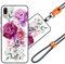 JEZSTHAI Schutzhülle Kompatibel mit Wiko Y80 Hülle Silikon Dünn mit Muster Design,Weiche Flexibel Stoßfeste Handyhülle mit Handykette & Handykordel zum Umhängen,Nr.A02