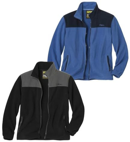 ATLAS FOR MEN - Set di 2 Giacche con Zip in Pile - L