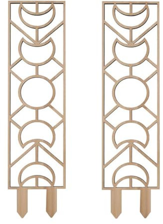 Yardwe 2pcs Climbing Vine Support Flower Stand House Plants Indoors Garden Climbing Trellis Plant Climbing Stand Plant Climbing Trellis Supports Outdoor Pots Garden Supplies Wooden