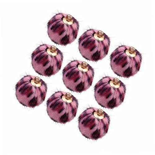 Lurrose 24st Pom Pom Balls Handwerk Kleiner Bommelball Damen Schmuck Armband Krippen-bastelarbeiten Für Kinder Zauber Für Ohrring Machen Anh?nger Filz Pompons Fräulein Fell Flauschige