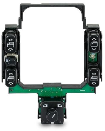 Auto Fenster Schalter Fensterschalter Hauptschalter für elektrische Fensterheber und Spiegel, passend für Benz W210 W202 E320 E300 2108200110