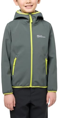 Jack Wolfskin Unisex Kinder Fourwinds Kids, Slate Green, 128 EU