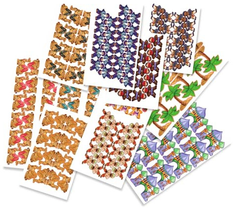 MeepleSticker für Five Tribes | Grundspiel | Aufkleber | Zweiseitig | Holzfiguren | Spielfiguren | Brettspielen | Familienspielen | Spiele | MeepleStickers | Zubehör