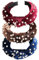 scicent Samt Haarreif 3 Stück Knoten Stirnband Samt Haarreifen Elegant Haarband Perlenstirnband Haarschmuck Breit Vintage Haarreifen für Frauen, 3 Farben - 9830