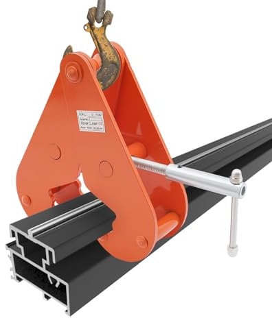 Lifting Clamp, Steel Beam Clamp, Opening Size 80-320mm, Tensile Strength 3T, Lifting Clamps for Factories, Warehouses, Construction Sites, Ports, Railroad Construction, Build to Last