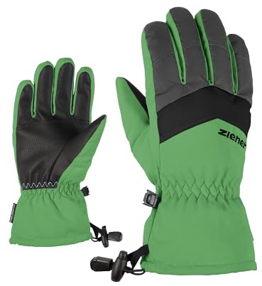 Ziener Kinder Lett Ski-Handschuhe/Wintersport | wasserdicht, atmungsaktiv, Pale Green, 5