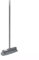 Indoor Broom Soft Sweeping Brush Head Handle Kitchen Floor Sweeper Cleaning (Grey)