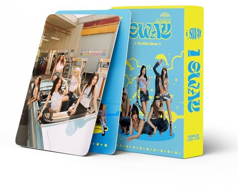 55 Stück Kpop (G) I-DLE Fotokarten GIDLE - I SWAY - Novel Album Photocards (G) I-DLE Mini Cards Photocards Geschenk für Fans