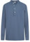 HANSEHELD Fischerhemd Jeans Blau Uni S | Herren Freizeithemd | Dunkelblau | Stehkragen | Schlupfhemd