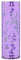 Violette Gladiolen-Blumenvase aus Kunststoff für Heimdekoration, 30 x 9 cm, Bauernhausvasen, moderne Blumenvasen für Blumenstrauß, Wohnzimmer, Esstischdekoration