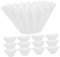 TEHAUX 50Piezas Filtros Café Polvo Uds Vaso Filtrante Espresso Uso Hogar y Oficina