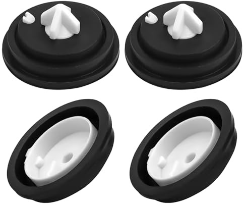 Ensemble de 4 pièces comprenant une membrane d'entrée pour réservoir de toilette, des rondelles de membrane de soupape, un joint d'étanchéité pour flotteur de soupape