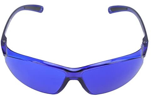MasYosh Golfbrille, UV-beschichtete Gläser für Ballfinder, für die | UV-beschichtete Gläser, farbige Linse filtert Gras, schwarzes Sportbrillenetui
