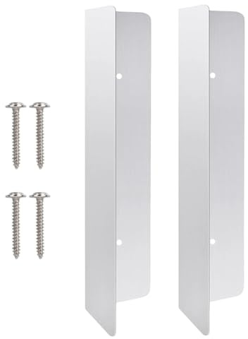Seal for Garage Door – Corner Protector in Steel Anti Rats Snakes | Threshold Barrier Against Weatherproof Exterior Heavy Duty Floor Sealing Accessory Kit Pro
