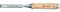 Connex COX861014 Stechbeitel mit Ulmer Heft aus Weißbuche und Chrom-Vanadium-Klinge mit Seitenfase, Breite 14 mm