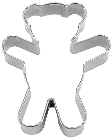 Staedter Emporte-pièce en Forme de Ours en Peluche, en Acier Inoxydable, Fer-Blanc, Acier Inoxydable, 7 cm