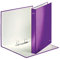 Leitz 4241 Ringbuch WOW, A4, PP, 2 Ringe, 25 mm, 4er Sparpack (violett metallic, 4)