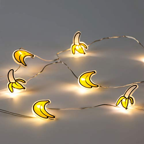 Mustard Banana Fairy Lights, Battery Powered