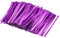 sourcing map 3 Inches Metallic Twist Ties for Bags Purple 1000pcs