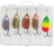 Kinetic C Angeln Spinner Angelköder Angelset - 5 Raubfischspinner 7g mit Box