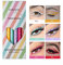 GL-Turelifes 6 Farben Matte Liquid Eyeliner Set, wasserdichter bunter Eyeliner Pen Langlebiger Matte Eyeliner Pencil (Set A)