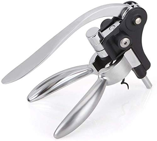 TOAWL Corkscrew Rabbit Style Lever Wine Bottle Opener (silver)